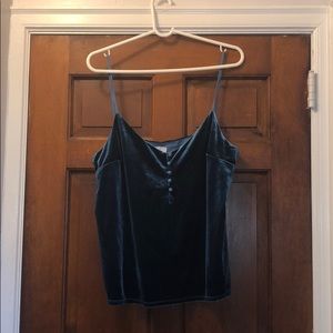 NWOT-NSR- Velvet Camisole- Medium